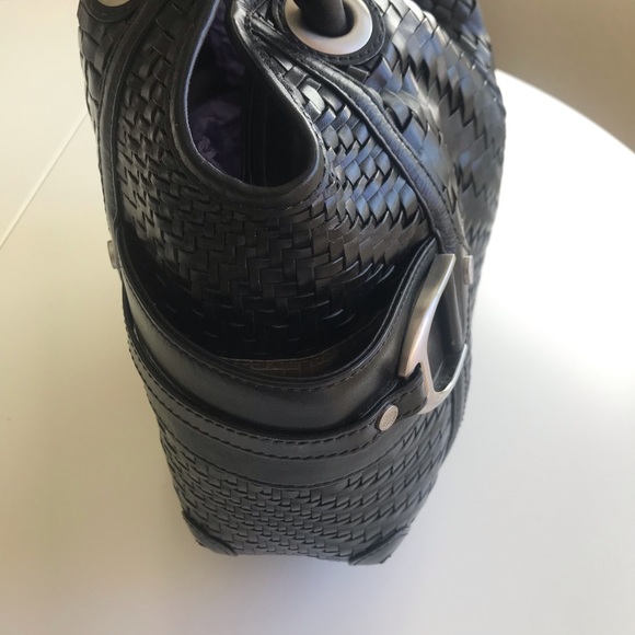 COLE HAAN Woven Leather Bag EUC! - Picture 13 of 13